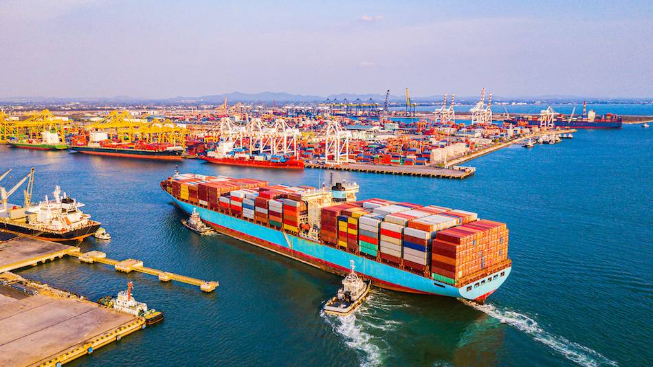 cargo containers ship logistics transportation container ship vessel cargo carrier. import export logistic international export and import services export products worldwide